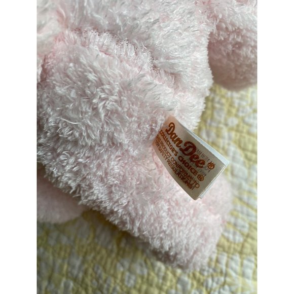 NWT Dandee Toys Plush Rabbit Easter Bunny with Patches - Picture 6 of 6